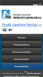 Mobile Screenshot of perustuspalvelu.fi